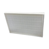 Vit rektangulär luftfilter med plisserad media för Exhausto Vex med exakt passform